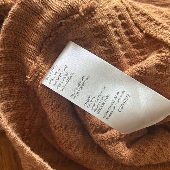 Free People Women's Magical Thermal Cotton Drop-Shoulder Waffle Top Small - Picture 10 of 10